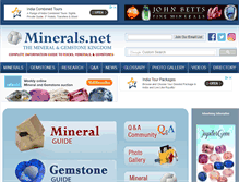 Tablet Screenshot of minerals.net