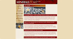 Desktop Screenshot of minerals.hu