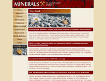 Tablet Screenshot of minerals.hu