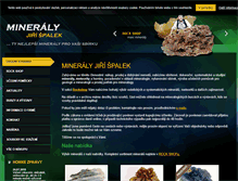 Tablet Screenshot of minerals.cz